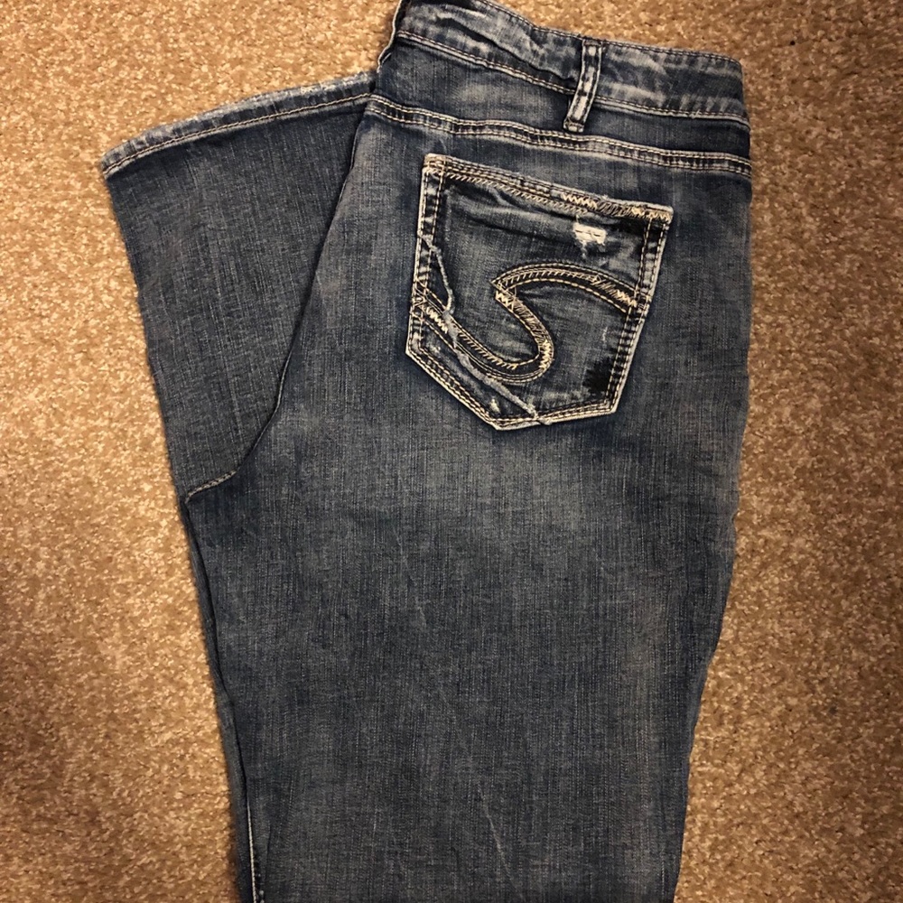 Silver jeans
